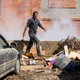 Rick (Andrew Lincoln) struts his way to a murder.